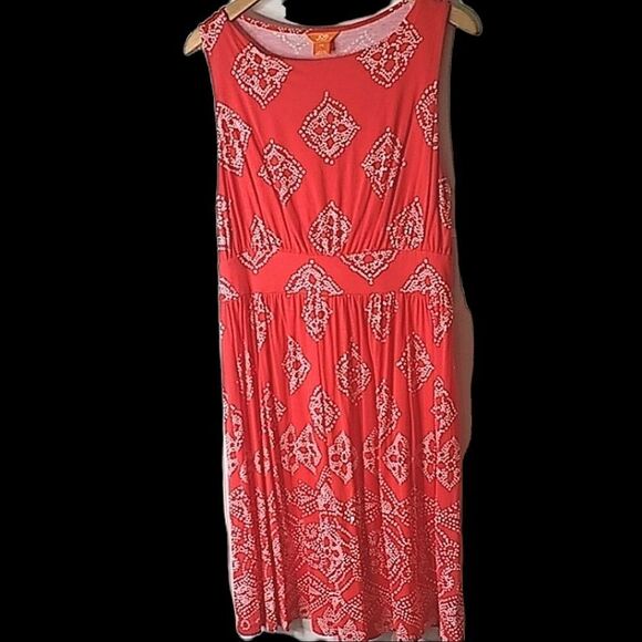 Joe Fresh Dresses & Skirts - Joe Fresh Wide Waistband Red/White Tank Dress Size L